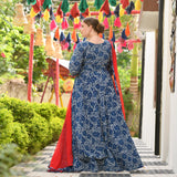 Blessings Of Indigo Anarkali Dress