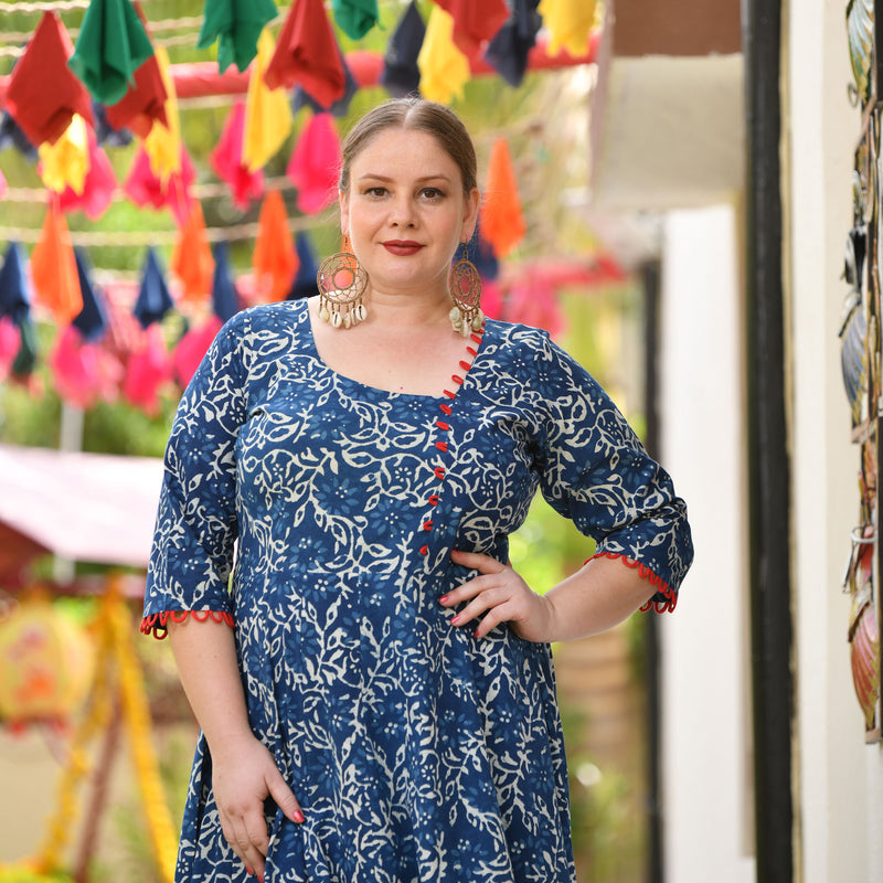 Blessings Of Indigo Anarkali Dress
