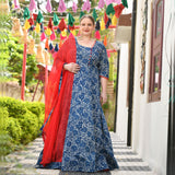 Blessings Of Indigo Anarkali Dress
