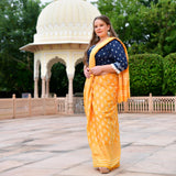 Indigo Katha Embroidered Blouse