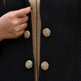 Black Jaguar Woollen Coat