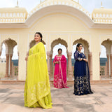 Blue Zodiac Banarasi Anarkali Dress