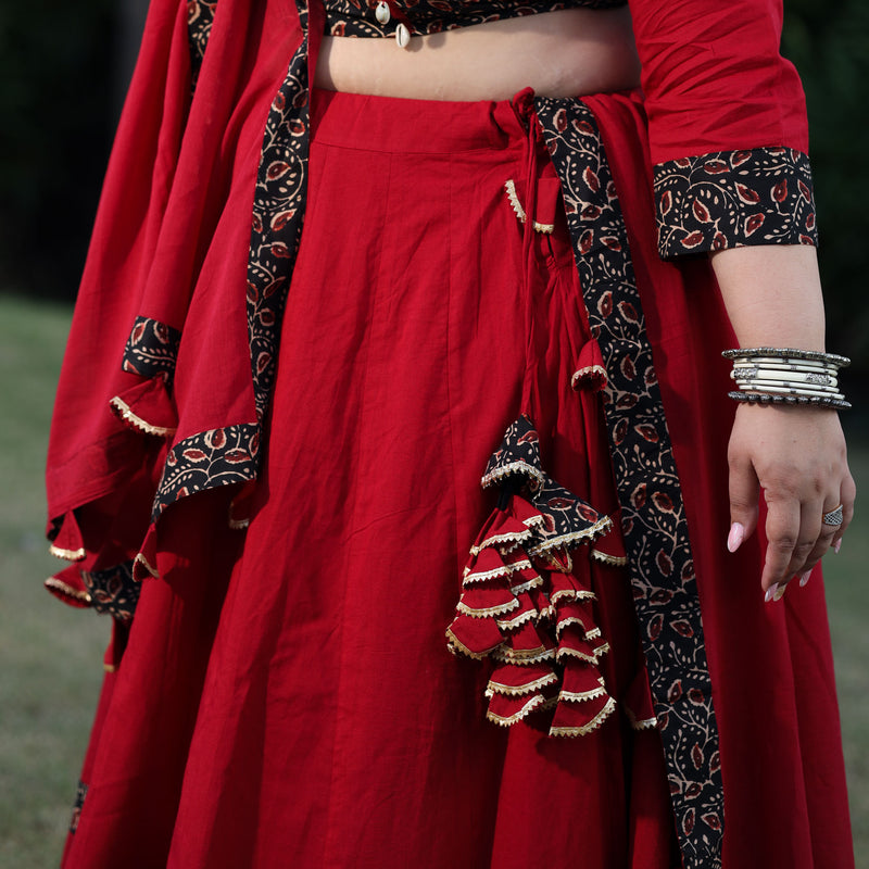 Kalbelia Lehenga Set