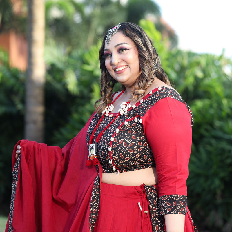 Kalbelia Lehenga Set