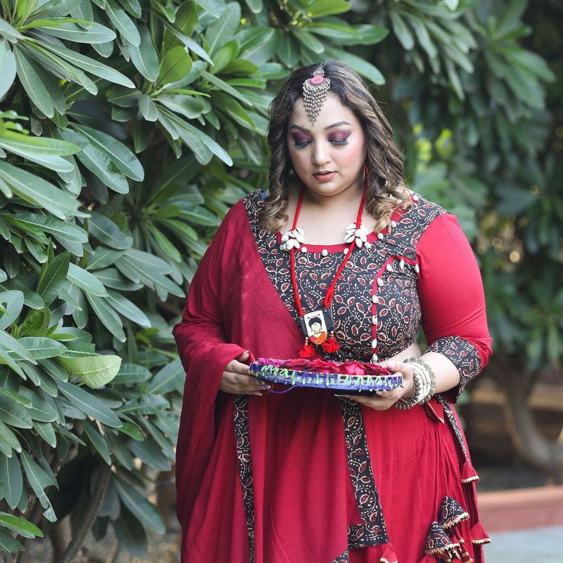 Kalbelia Lehenga Set