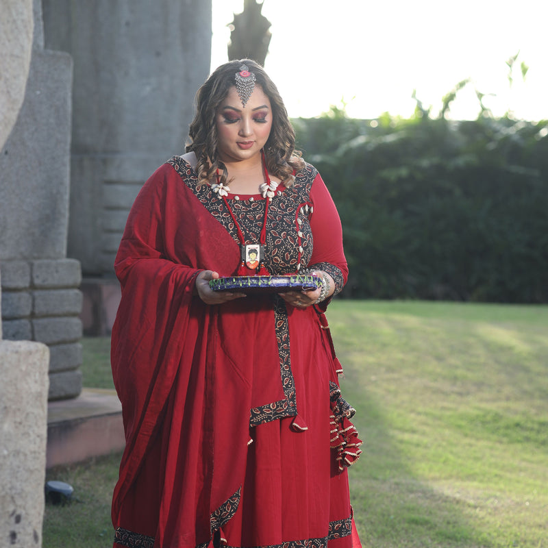 Kalbelia Lehenga Set