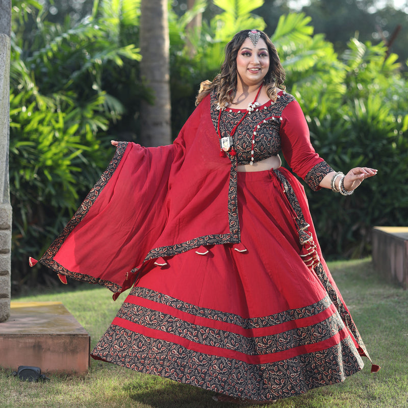 Kalbelia Lehenga Set