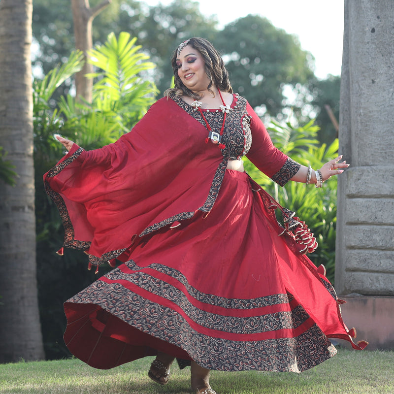 Kalbelia Lehenga Set