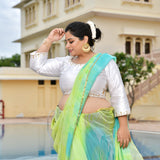 Moti Sa Safeed Gota Patti Blouse