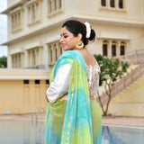 Moti Sa Safeed Gota Patti Blouse
