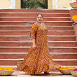 Khet Mai Sarso Anarkali Dress