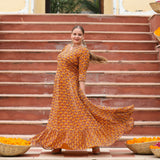 Khet Mai Sarso Anarkali Dress