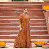 Khet Mai Sarso Anarkali Dress