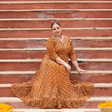 Khet Mai Sarso Anarkali Dress