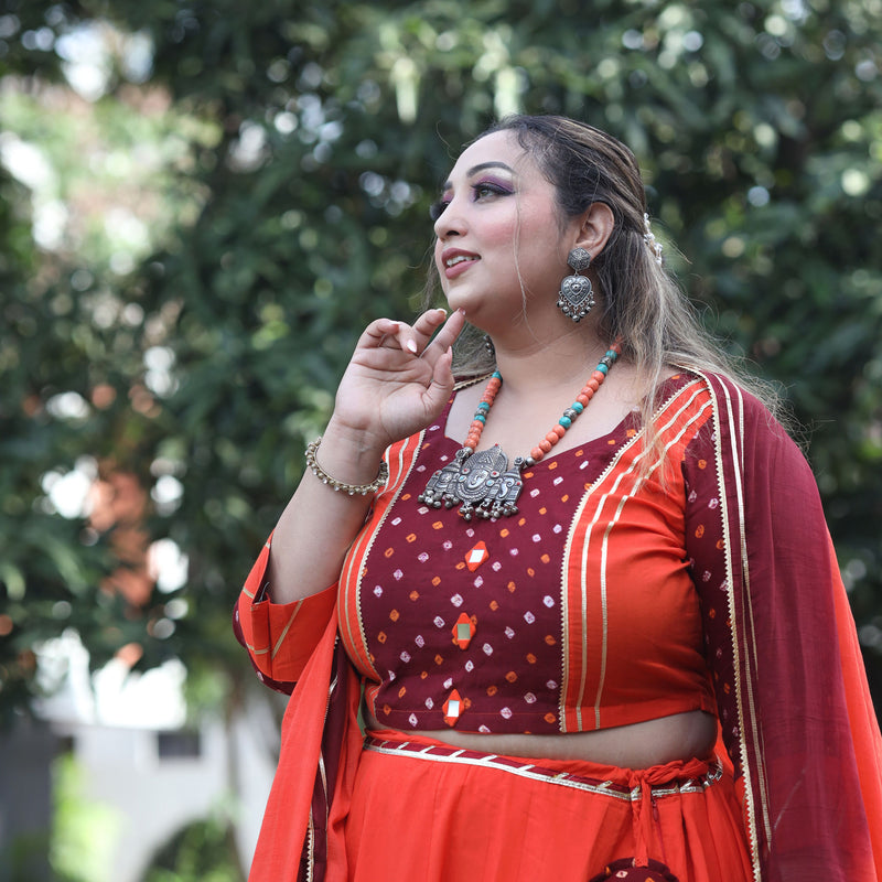 Kesariya Balam Lehenga set