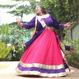 Pankhuri Pink And Purple Lehenga Set