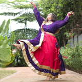 Pankhuri Pink And Purple Lehenga Set