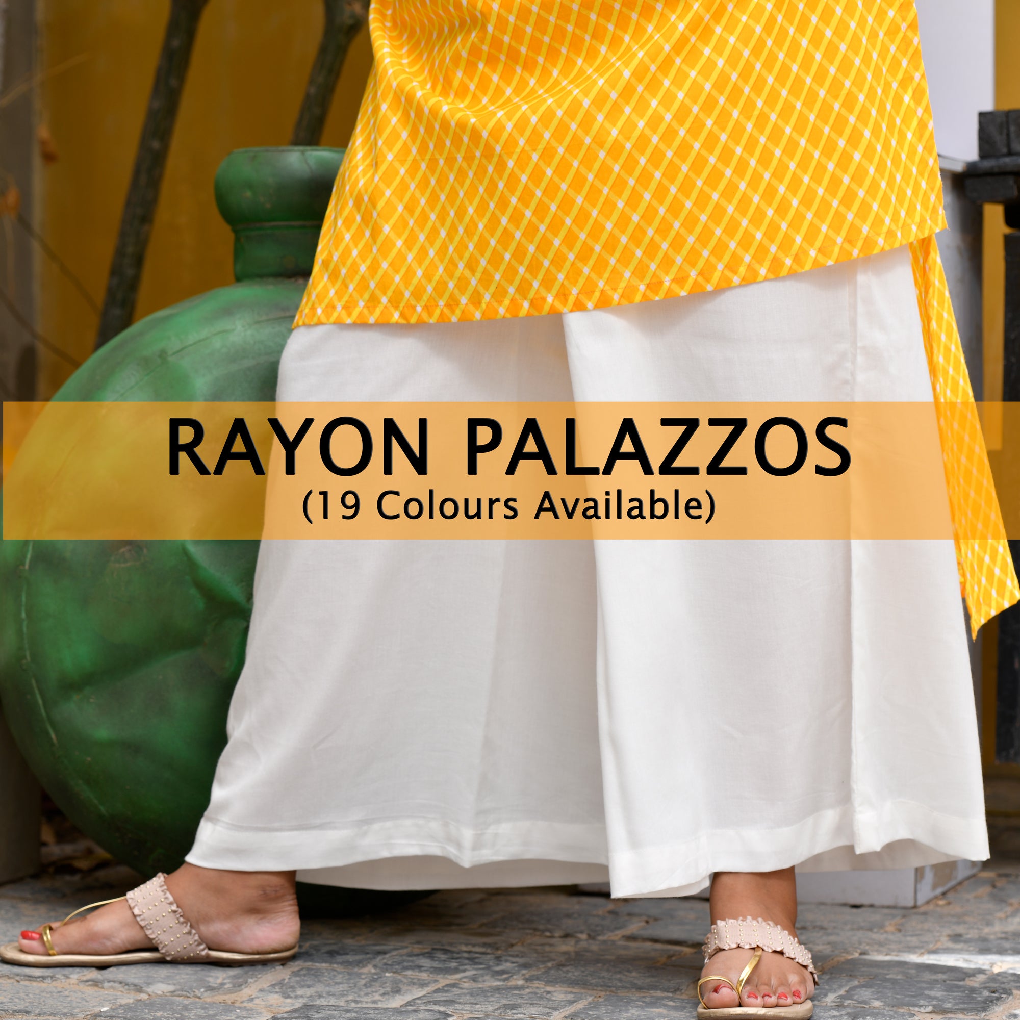 Rayon Palazzo (19 Colors Available)