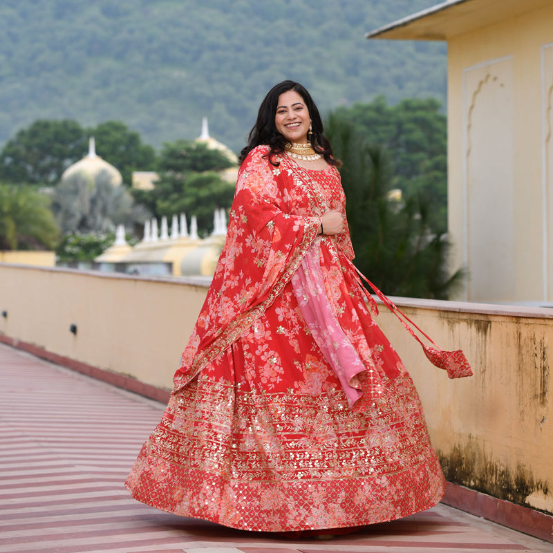 Phoolon Ki Dastaan Lehenga Set