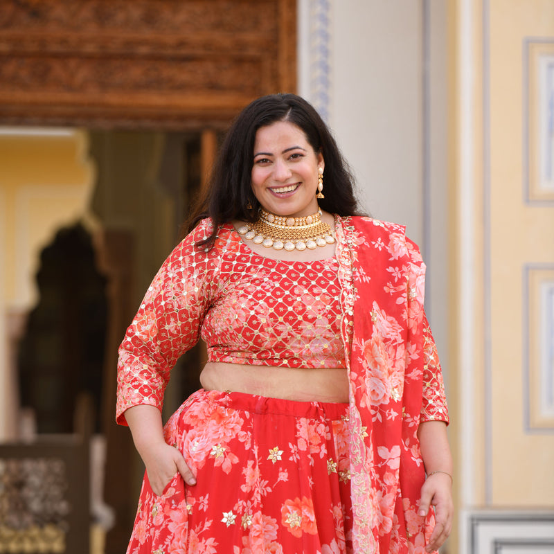 Phoolon Ki Dastaan Lehenga Set