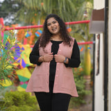 Woollen Black Stretchable Knitted Top