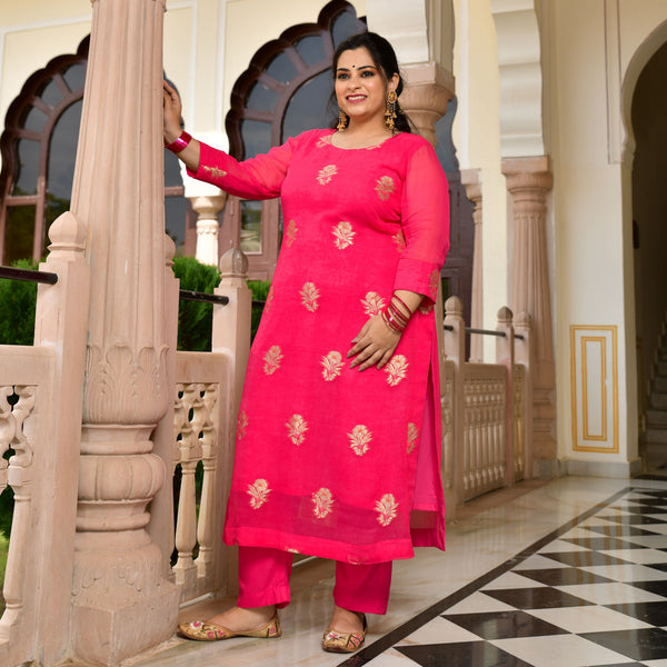 Punjabi suit design for plus size store