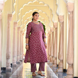 Dark Fuchsia Modal Kurta