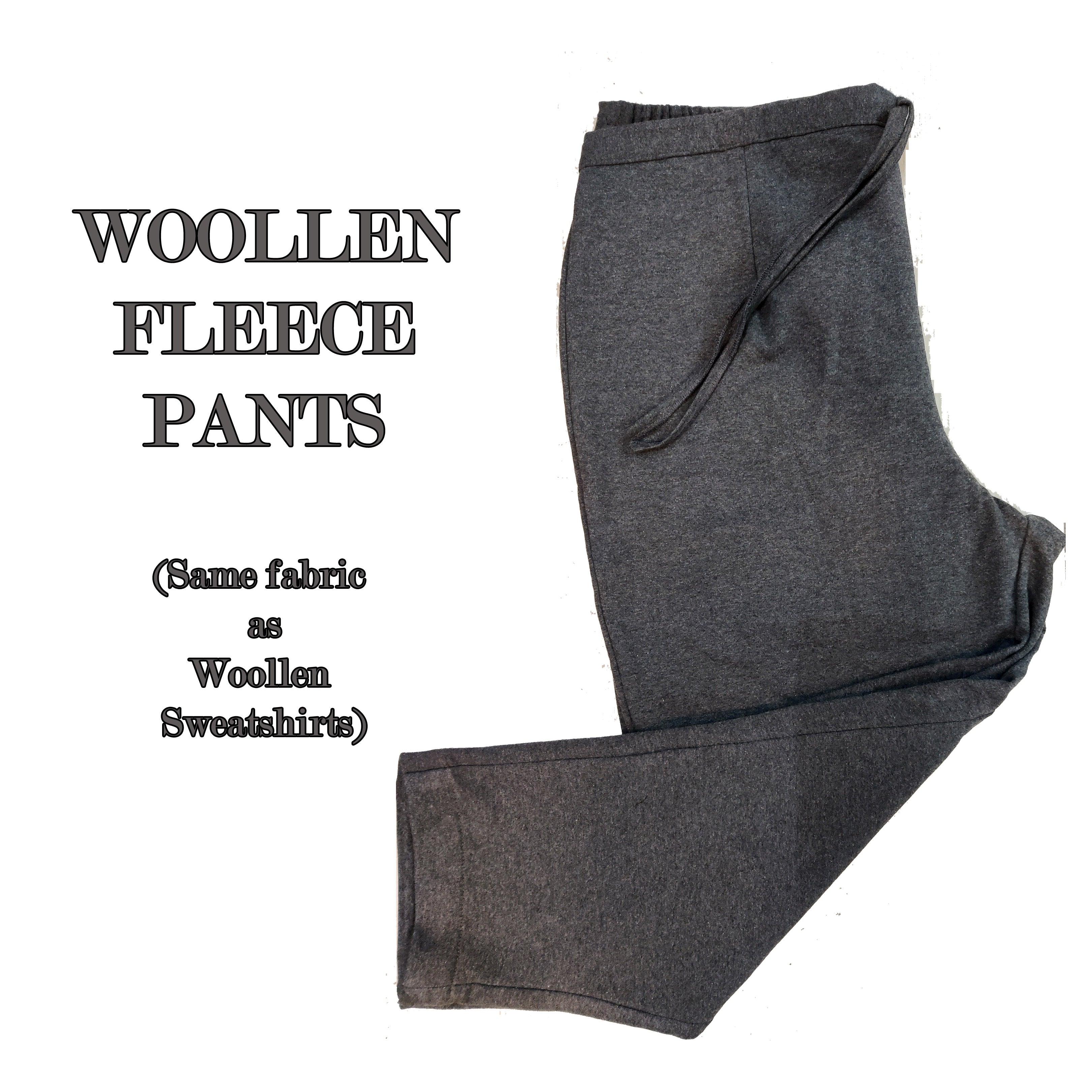 Woollen Fleece PantsPlus Size ClothingWaist Size 3064