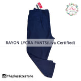 Rayon Lycra Stretchable Pants (LIVA CERTIFIED)